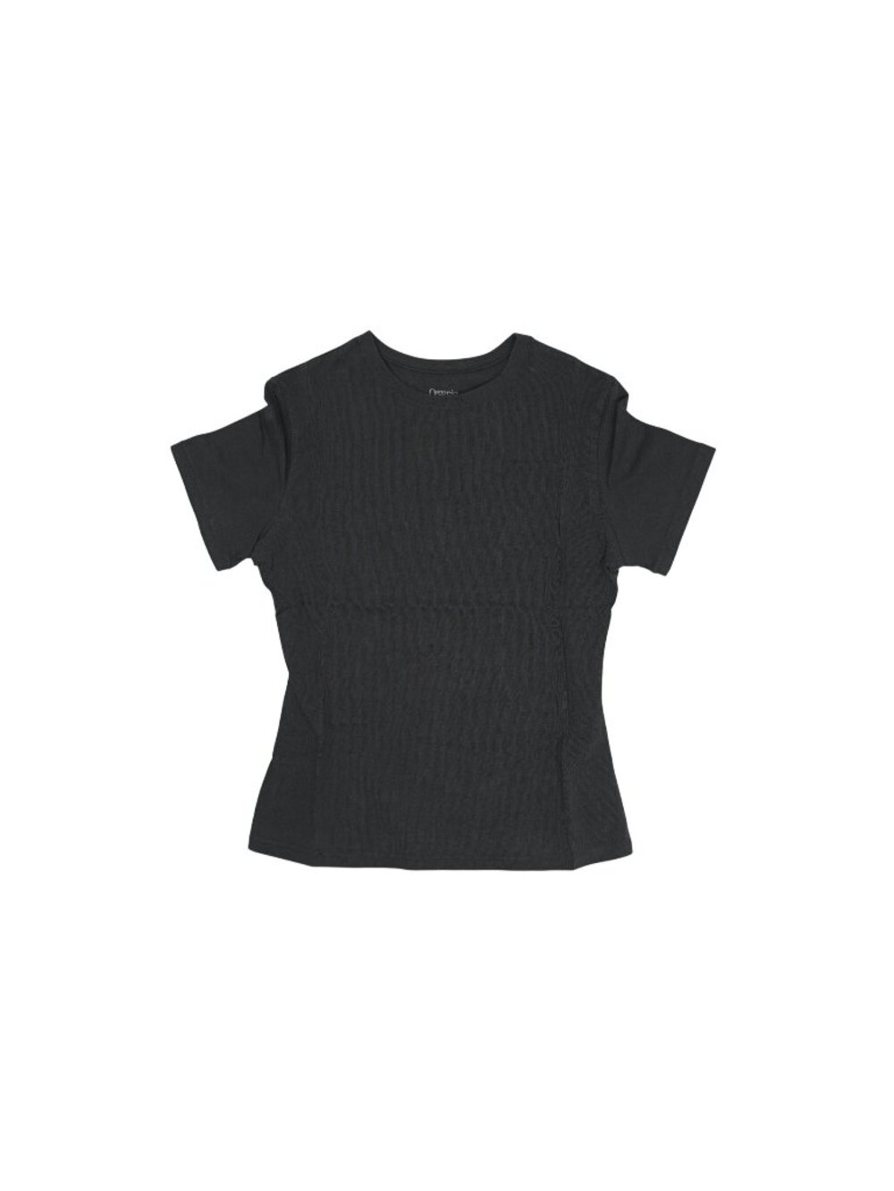 Organic Basics Organic Cotton Flex Tee in Black